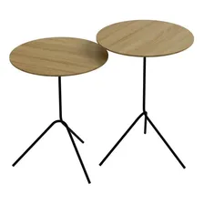 Conjunto Mesa De Canto Pugly 55x40x40cm Foto mini 2