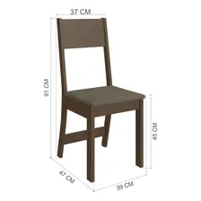 Conjunto Mesa De Jantar 1 Mesa 4 Cadeiras Versalhes Bhwt Foto mini  3