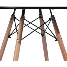 Conjunto Mesa Eiffel 80cm Preta Com 04 Cadeiras Eiffel Preta Foto mini 4