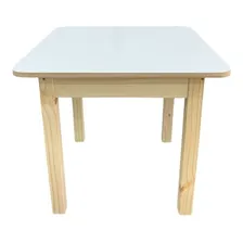 Conjunto Mesa Infantil Madeira Maciça Resistente 4 Cadeiras Foto mini  3