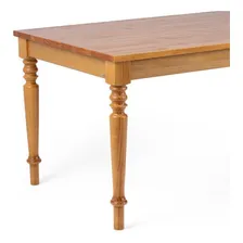 Conjunto Mesa Madeira Maciça 4 Cadeiras Wishbone Amarílis Foto mini 4