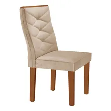 Conjunto Mesa Redonda Com Vidro E 6 Cadeiras Tampo Foto mini 3