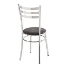 Conjunto Mesa Redonda Tampo De Vidro E 4 Cadeiras Bawt Foto mini 4