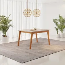 Conjunto Mesa Vidro/mdf Com 6 Cadeiras Eames Pp Wt Foto mini 4