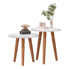 Conjunto Mesas Auxiliar Filadélfia Branco Foto mini 2