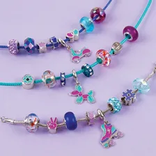 Conjunto Miçangas Kit Pulseiras Azul Fun Foto mini 3
