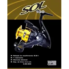 Conjunto Molinete Sol 100 Com Linha Foto mini  3