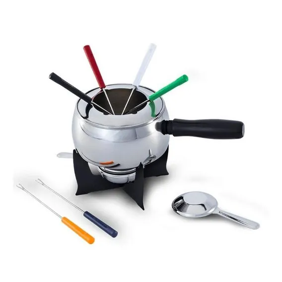 Conjunto P/ Fondue 11 Peças Aço Inox Brinox 1241/116 Foto 1
