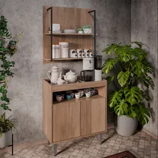 Conjunto Painel Organizador Solesi/chico Prateleiras Freijó Foto  mini 1