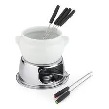 Conjunto Panela De Fondue Para Queijo Chocolate Carne Foto mini  3