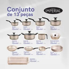 Conjunto Panelas 13 Peças Teflon Antiaderente Cor Verde Foto mini 3