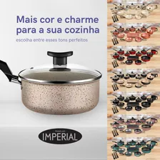 Conjunto Panelas 13 Peças Teflon Antiaderente Cor Verde Foto mini 2