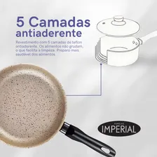 Conjunto Panelas 13 Peças Teflon Antiaderente Cor Verde Foto mini 4