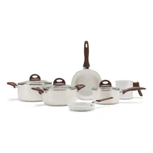 Conjunto Panelas Ceramic Life 6 Peças Vanilla 2.5mm Brinox Foto mini 1