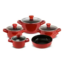 Conjunto Panelas Cerâmica Duo Smart 5 Pçs Pomodoro Ceraflame Foto  mini 1