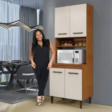 Conjunto Paneleiro 4 Portas Balcão Com Tampo Aéreo 2 Ec Foto mini 4