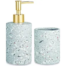 Conjunto Para Banheiro Cinza Em Ceramica 2 Peças Mart Foto mini 1