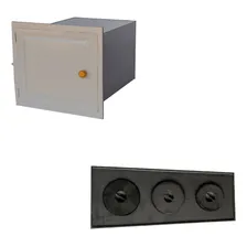 Conjunto Para Fogão A Lenha Forno Grande E Chapa 3 Furos Foto mini 1