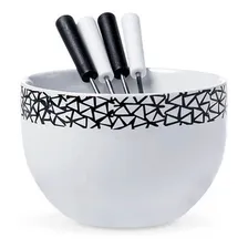 Conjunto Para Fondue Cerâmica 6 Peças Brinox Foto mini 4