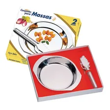 Conjunto Para Massas Inox 2 Peças Golden Inox Foto mini 1