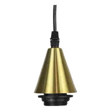Conjunto Para Pendente Kit Base + Soquete E27 Bivolt Ouro Foto mini 1