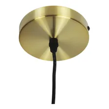 Conjunto Para Pendente Kit Base + Soquete E27 Bivolt Ouro Foto mini 2