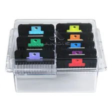 Conjunto Pentes Adaptadores Andis Lâminas Largas Tosa 8 Un Foto mini 1