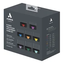 Conjunto Pentes Adaptadores Andis Lâminas Largas Tosa 8 Un Foto mini 4