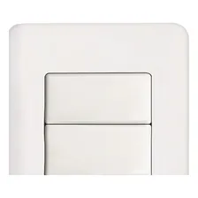 Conjunto Perlex Aros 4x2 Branco Com Placa2simples+tomada 20 Foto mini 3