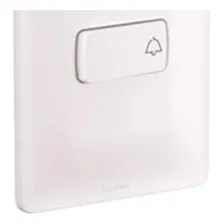 Conjunto Pial Zeffia 4x2 Branco Com Placa(1campainha) 680109 Foto mini  3