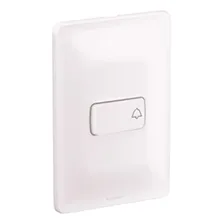 Conjunto Pial Zeffia 4x2 Branco Com Placa(1campainha) 680109 Foto  mini 1
