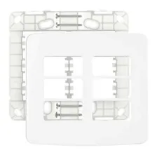 Conjunto Placa 4x4 6 Postos P/ Tomada Margirius Linha B3 Foto mini 1