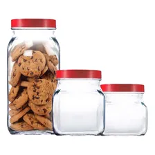 Conjunto Pote De Vidro Com Tampa De Plástico Kitchen 3Pçs, Ruvolo Foto  mini 1