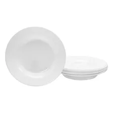 Conjunto Pratos Fundos Branco Menu Duralex Opaline - 6 Un Foto mini 1