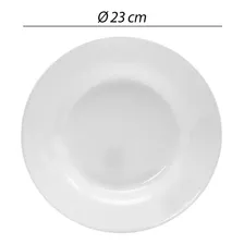 Conjunto Pratos Fundos Branco Menu Duralex Opaline - 6 Un Foto mini 3