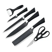 Conjunto Profissional Facas: Kit Faqueiro 6 Peças Foto mini 1