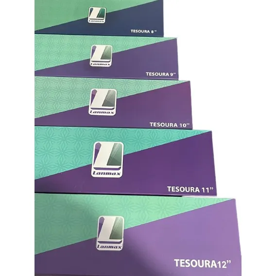 Conjunto Profissional Tesouras Alfaiate 8,9,10,11,12 Pol Foto 1