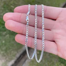 Conjunto Pulseira E Corrente Masculina Grumet 60cm Prata 925 Foto mini 4