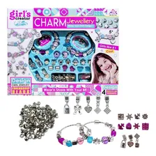 Conjunto Pulseiras Bijuterias Infantil Montar J贸ias Castela Foto mini 1