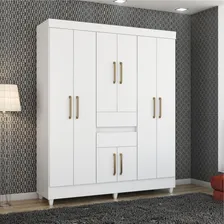 Conjunto Quarto Guarda Roupa E Comoda Terni Branco Foto mini  2