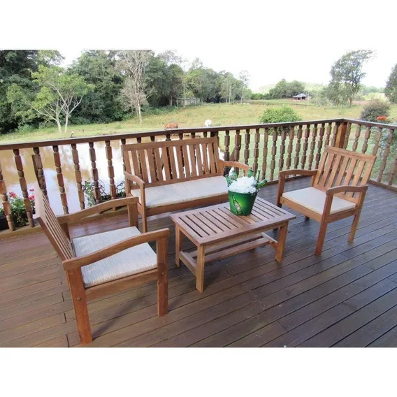 Conjunto Robust Tecido Bege Magazine Decor Foto 1