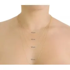 Conjunto Rommanel Cordão Masculino 60cm + Cruz Pingente K66 Cor Dourado Foto mini 4