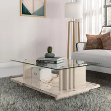 Conjunto Sala De Estar Completo Wayne Calacata Off-white Foto mini  3