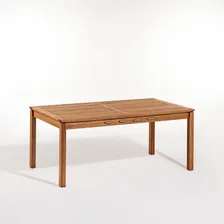 Conjunto sala de jantar Casa e Jardim M贸veis Casa e Jardim M贸veis com 2 cadeiras desenho liso mesa de - Jatob谩/Rami Foto mini 3
