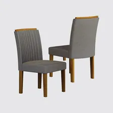 Conjunto Sala De Jantar Mesa Sofia 4 Cadeiras Jade Foto mini 3