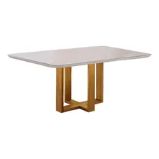 Conjunto Sala Jantar Mesa Lisy 6 Cadeiras Safira Cinza Foto mini 4