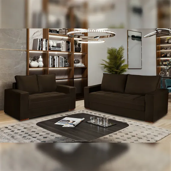 Conjunto Sofá 2 E 3 Lugares Urban Foto 1