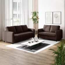 Conjunto Sofá OrquĂdea 2 E 3 Lugares Em Veludo Cabecasa Foto mini 1