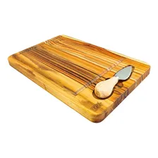 Conjunto Tábua De Madeira Cortar Queijo Com Faca Para Servir Foto mini  2
