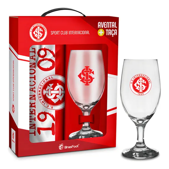 Conjunto Taça E Avental Inter Foto 1